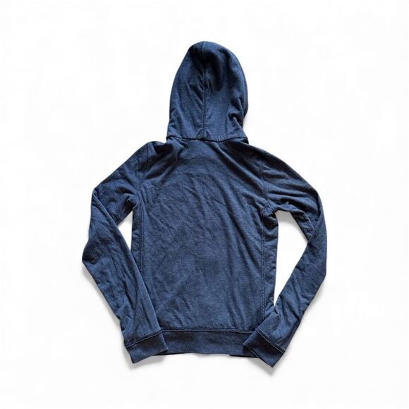 Ruehl No.925 Navy Blue Full Zip Hoodie Size Medium Y2K - Picture 2 of 4